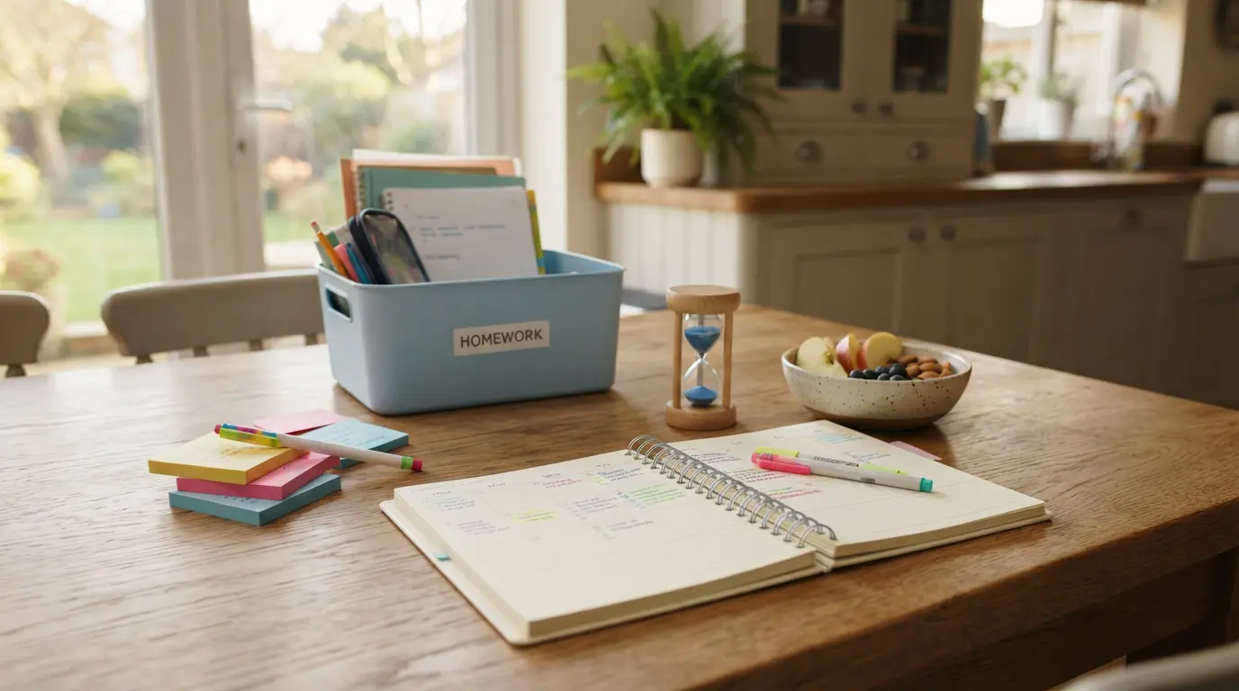 Homework Tips for ADHD Kids: Routines, Timers & Workspaces